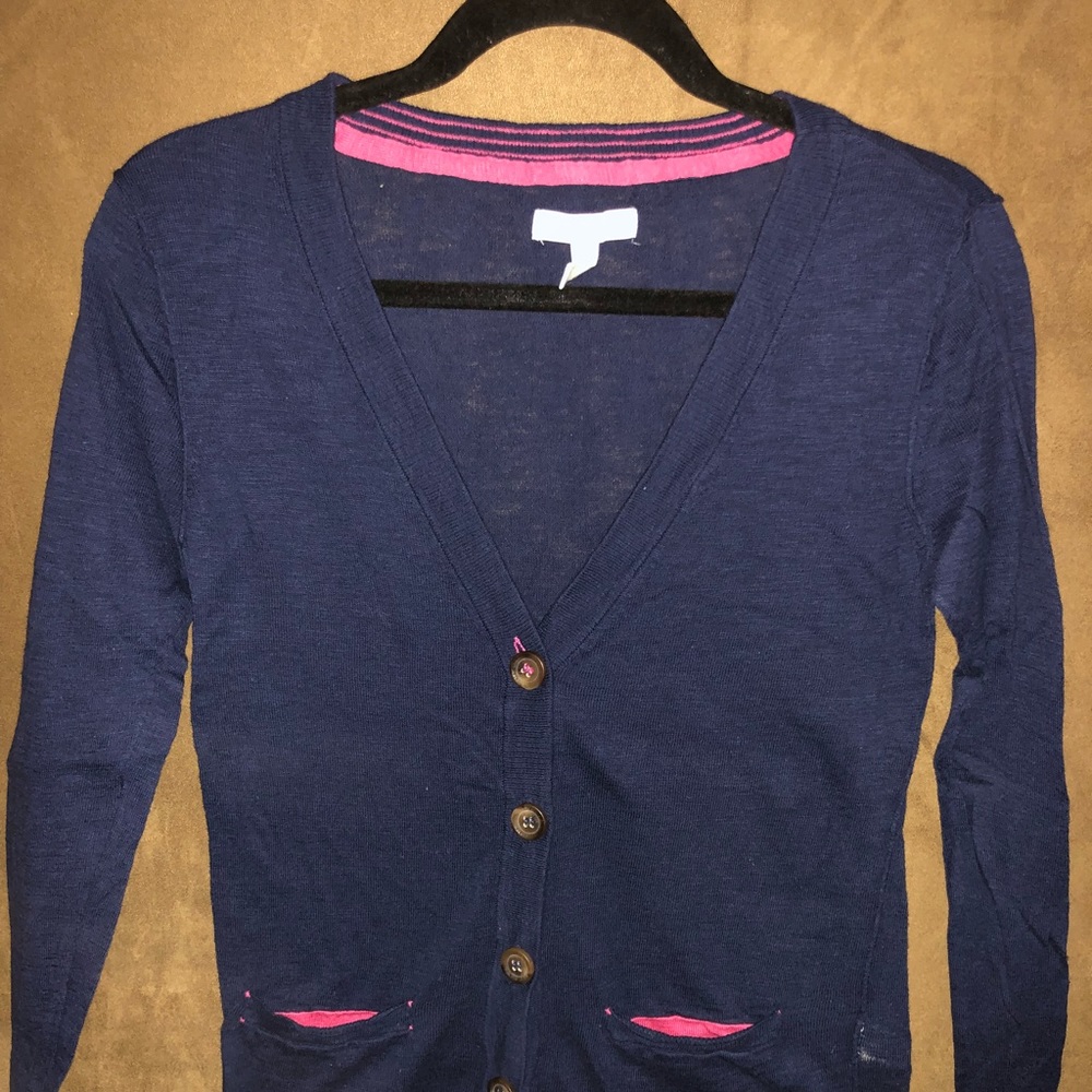 Aeropostale blue cardigan size medium